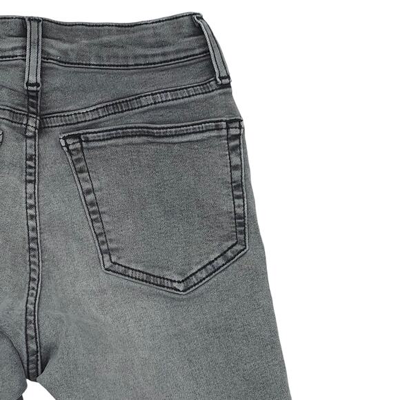 Topshop Jeans Womens 2 Gray Ankle Skinny Distressed Jamie - Picture 12 of 14